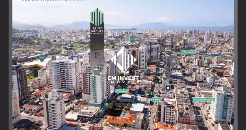 Apartamento com 2  dormitórios sendo 1 suíte e terraço privativo no bairro kobrasol em são josé.