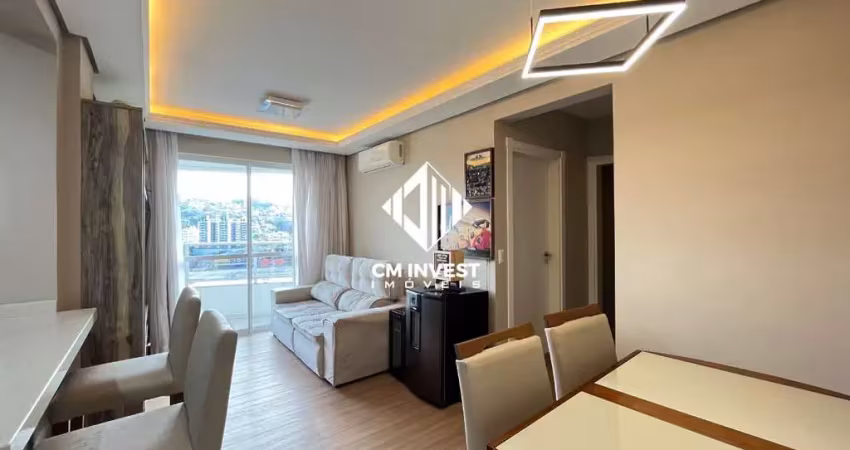 Lindo apartamento mobiliado com 2 quartos e 3 vagas de garagem no kobrasol são josé, sc.