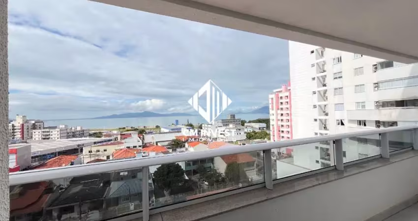Apartamento vista mar à venda - 2 dormitórios com suíte e sacada com churrasqueira - kobrasol, são josé sc