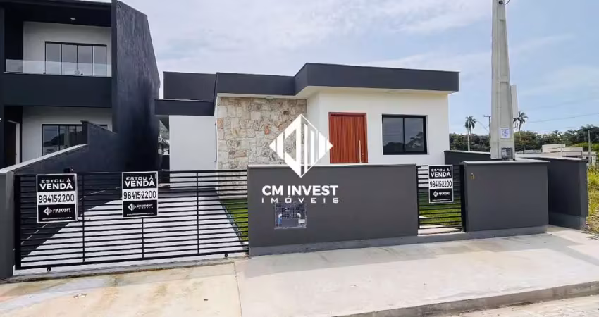 Casa á venda no lisboa iii - 2 quartos + suíte, acabamento premium - são josé/sc