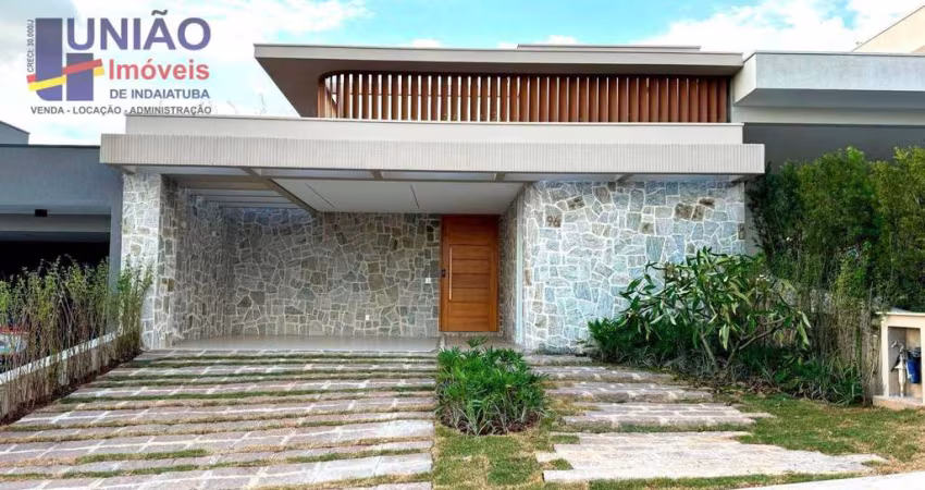 Casa Nova em condomínio Fechado, projeto diferenciado, 03 suítes, piscina