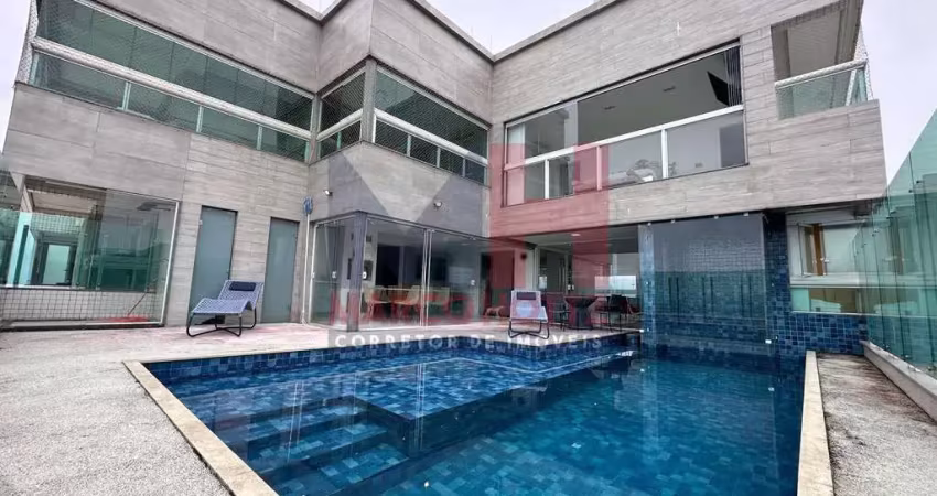 Cobertura com 7 dorms, guilhermina, praia grande - r$ 12 mi, cod: 207150