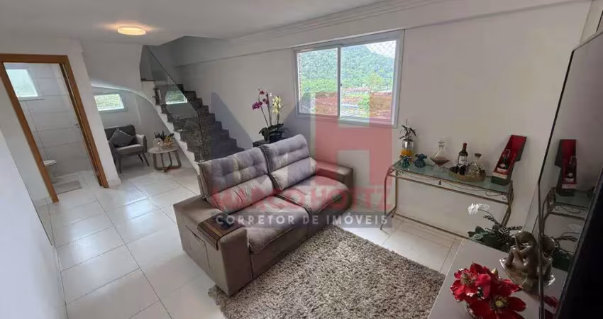 Cobertura com 2 quartos, canto do forte, praia grande - r$ 890 mil, cod: 207253