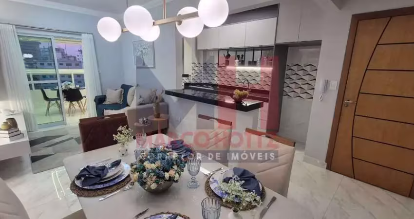 Apartamento com 2 quartos, caiçara, praia grande - r$ 620 mil, cod: 207726