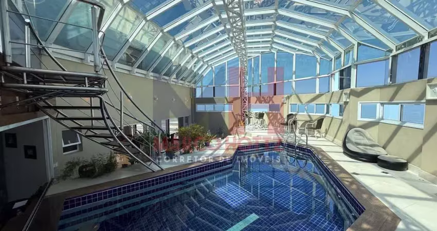 Cobertura com 4 quartos, aviação, praia grande - r$ 6.5 mi, cod: 207755