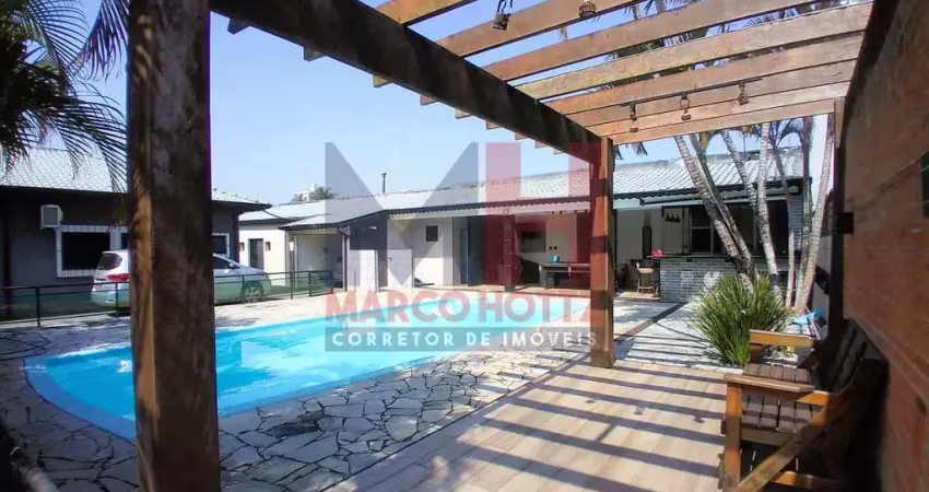 Casa térrea com 4 dormitórios e piscina no flórida - pg