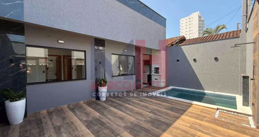 Casa com 3 quartos, caiçara, praia grande - r$ 860 mil, cod: 207847