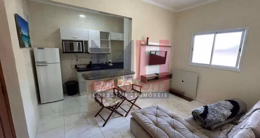 Apartamento com 1 quarto, balneário maracanã, praia grande, cod: 207886