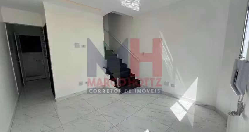 Sobrado de condomínio com 2 quartos, aviação, praia grande, cod: 206752