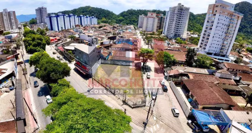 Terreno comercial para alugar na Avenida Presidente Kennedy, 537, Canto do Forte, Praia Grande