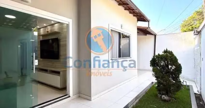 Casa linear 3 quartos c/ suíte | espaço gourmet  com churrasqueira