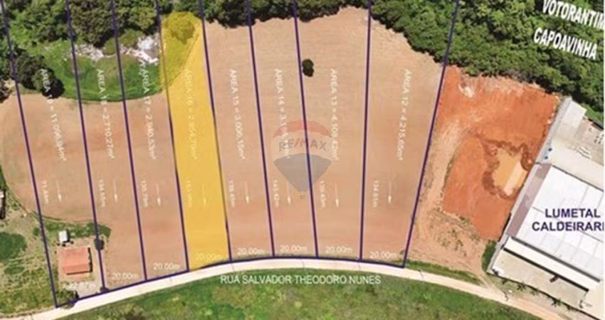 Terreno na Zona Industrial de Votorantim, SP (capoavinha)