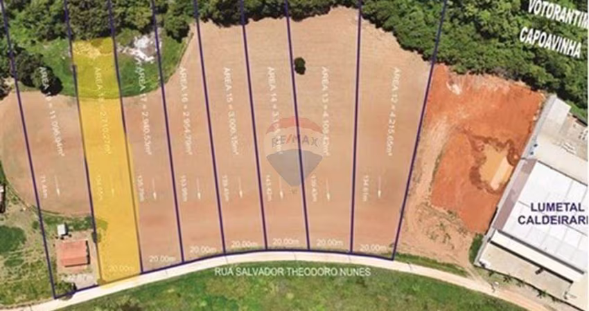 Terreno na Zona Industrial de Votorantim, SP (capoavinha)