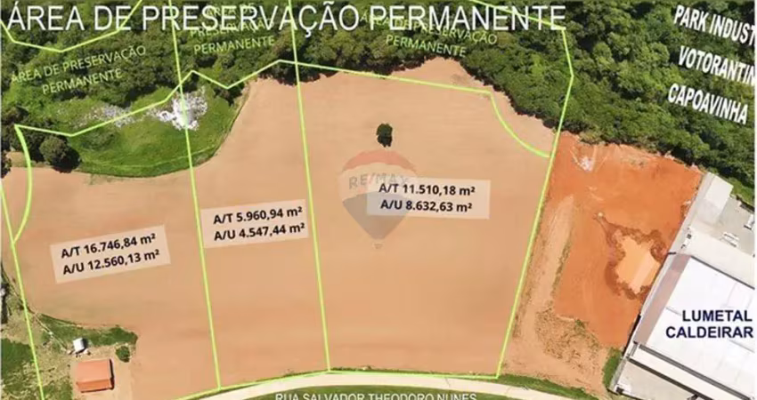 Terreno na zona industrial de votorantim, sp (capoavinha)