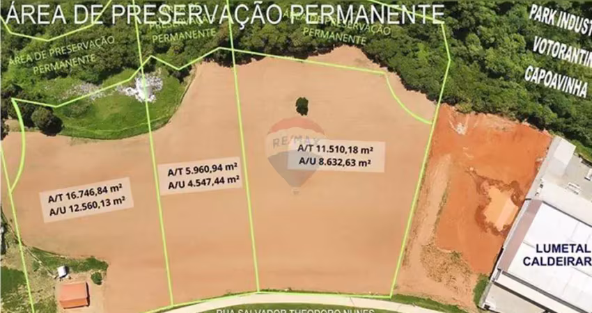 Terreno na zona industrial de votorantim, sp (capoavinha)