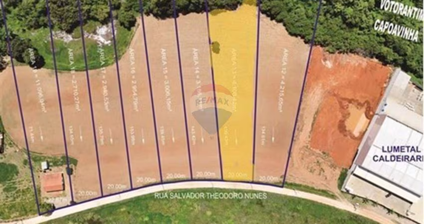 Terreno na Zona Industrial de Votorantim, SP (capoavinha)