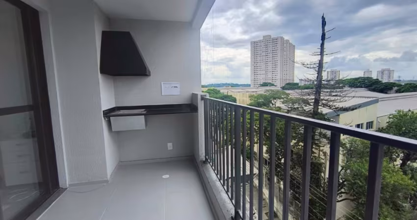 Apartamento de 50m² com suíte, varanda gourmet e vaga !