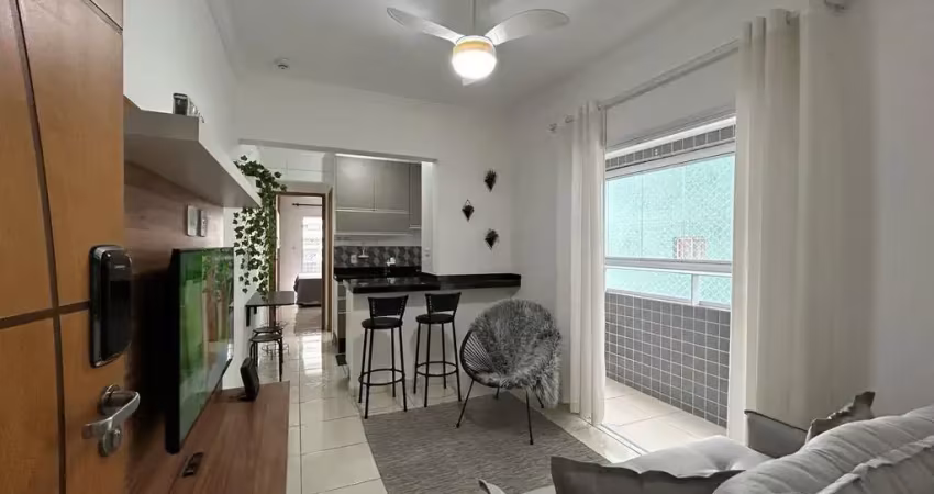 Apartamento 01 quarto no boqueirão na praia grande mobiliado com piscina