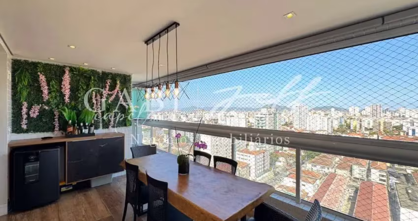 Apartamento com 3 quartos à venda no Embaré, Santos 