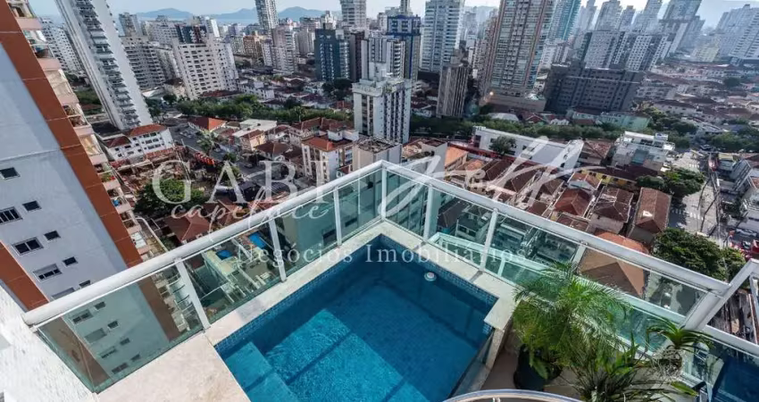 Cobertura com 4 quartos à venda no Embaré, Santos 