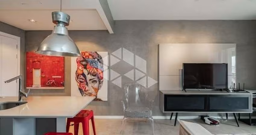 Apartamento 1 quarto de alto padrão a venda no bairro Petrópolis em Porto Alegre.