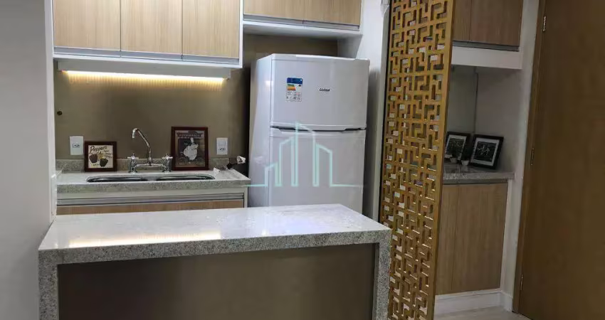 Apartamento mobiliado, a venda 66 m² por r$ 880.000 - alphaville/sp