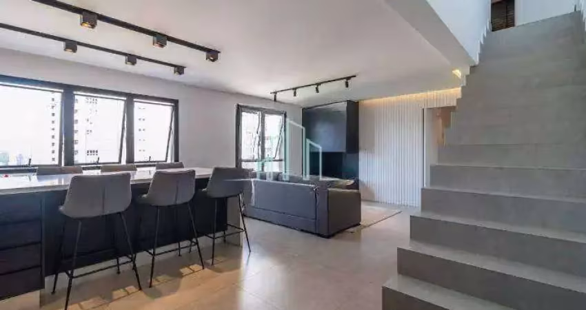 Apartamento cobertura, 171m²,  para venda por r$ 2.450.000,   alphaville/sp