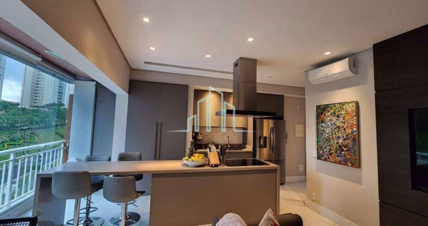 Apartamento mobiliado com 102 m², à venda por R$ 1.195.000- Alphaville