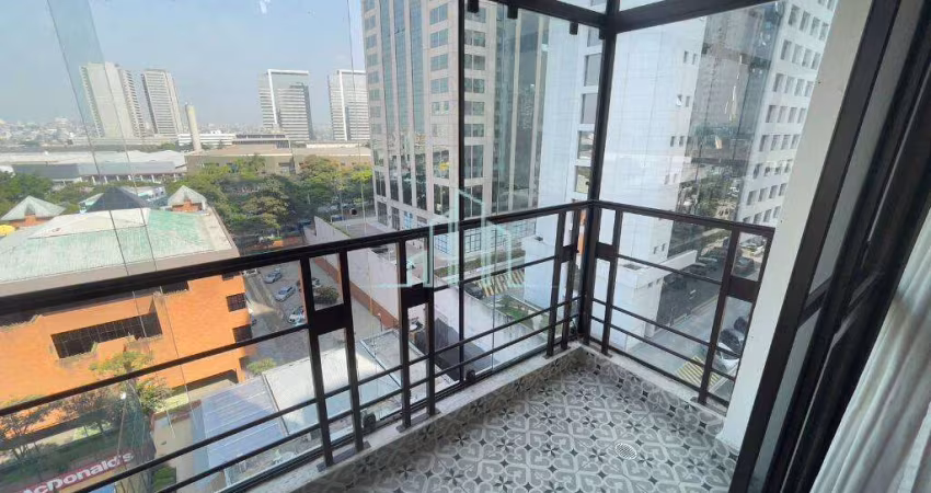 Apartamento com 2 dormitórios para alugar, 74 m² por R$ 4.000 - Alphaville
