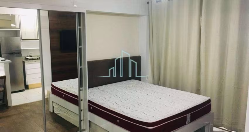 Apartamento studio mobiliado com 1 quarto, 40m² -  R$ 3.600,00- Alphaville
