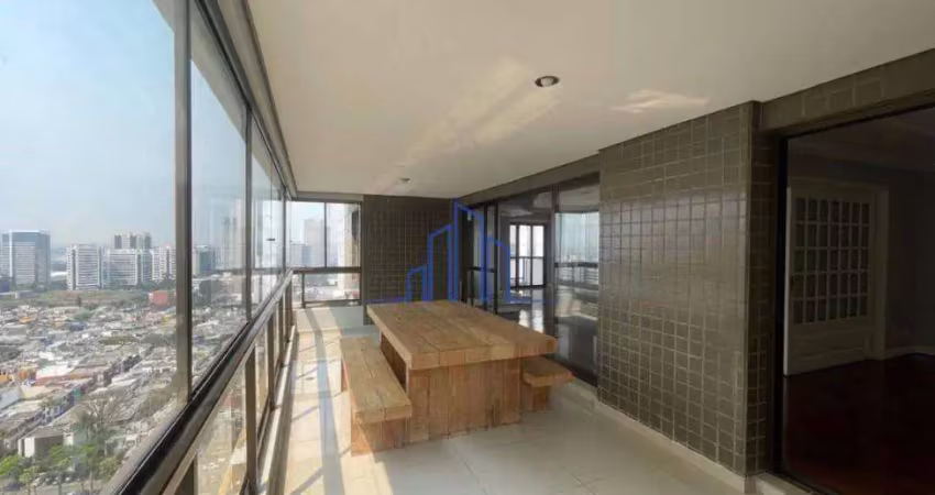 Apartamento para alugar, 288 m² por r$ 12.000,00/mês - alphaville - barueri