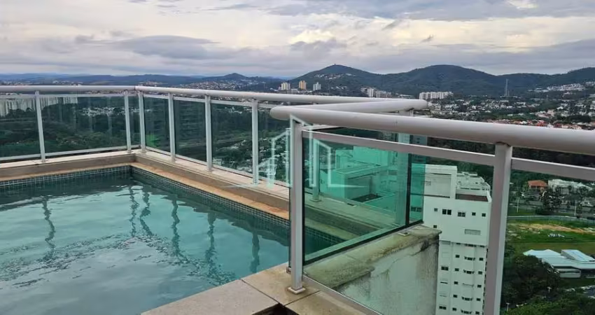 Apartamento cobertura mobiliado 342m², aluguel r$ 40.000 - alphaville/sp