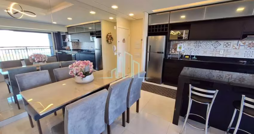 Apartamento mobiliado aluguel 2 dormitórios, 70m² por r$ 7.450 - alphaville