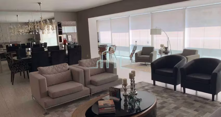 Apartamento com 3 dormitórios para alugar, 235 m² por r$ 22.000/alphaville