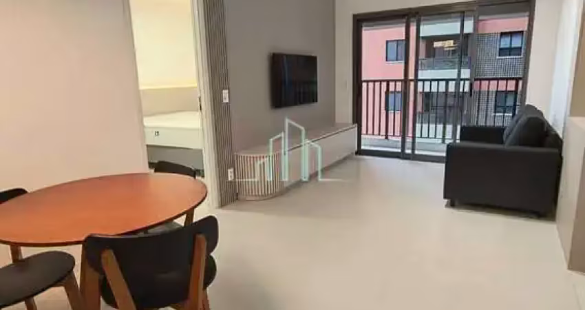Apartamento mobiliado com 1 suíte 52m², por r$ 6.500,00/mês - alphaville/sp