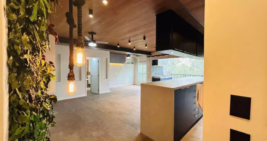 Apartamento 110m² com 3 dormitórios  aluguel e venda-  alphaville/sp