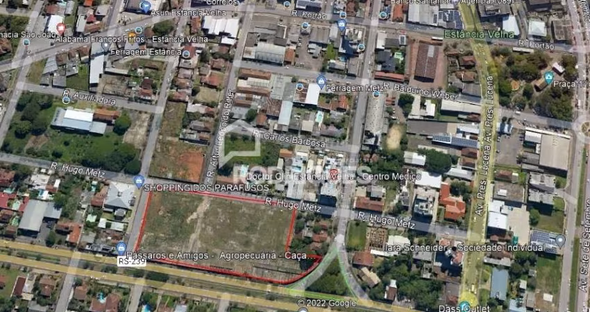 Terreno comercial para alugar na Avenida Brasil, 1591, Centro, Estância Velha
