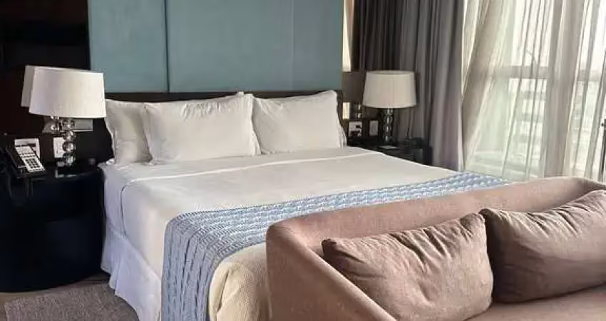 Flat mobiliado, com 1 vaga, 36m² - São Paulo - SP.