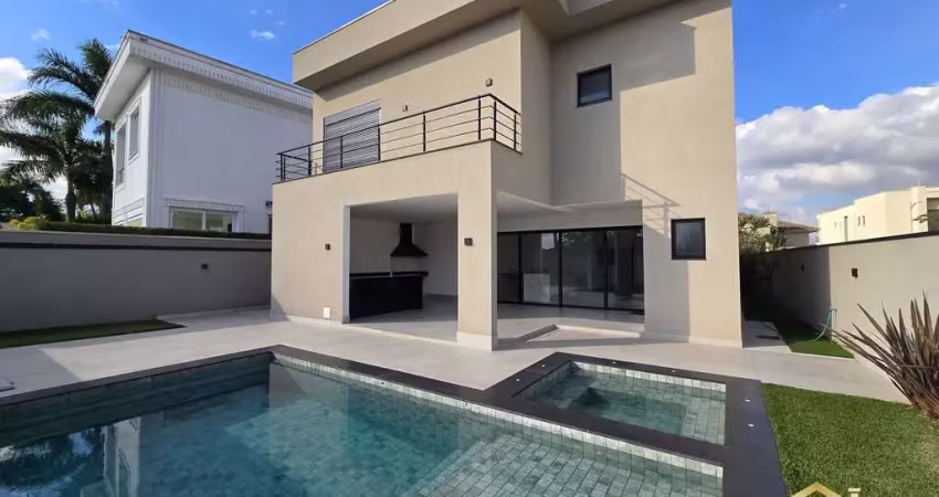 Belíssima casa em cond. com 5 sts, 6 wc, 4 vagas, 505m² - tamboré - sp.