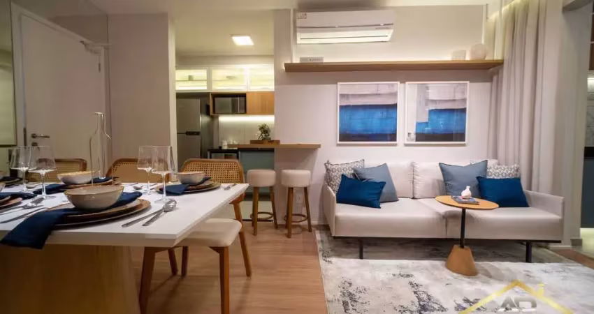 Apto novo de 56m² com 2 quartos, 2 suítes e varanda no morumbi - sp.