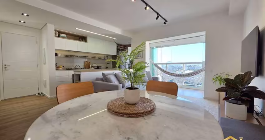 Lindo apto de 76m², 2 quartos, 2 suítes, 1 vaga, no centro de osasco.