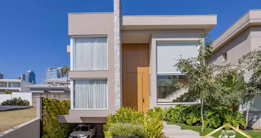 Linda casa moderna, 500m², mobiliada, 5 suítes, 3 vagas em alphaville - sp.