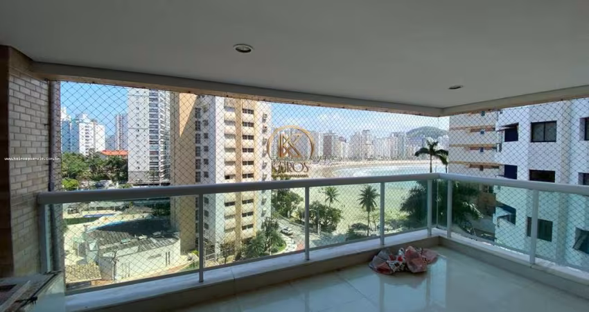 Apartamento para Venda em Guarujá, Jardim Astúrias, 3 dormitórios, 1 suíte, 2 banheiros, 1 vaga