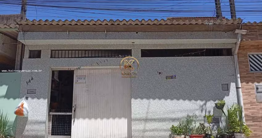 Casa para venda em guarujá, jardim brasil i, 2 dormitórios, 1 banheiro, 1 vaga