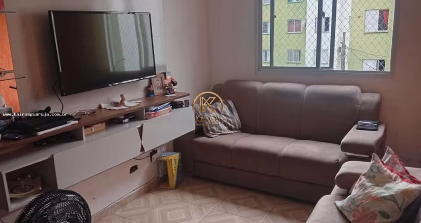 Apartamento para Venda em Guarujá, MORRINHOS, 3 dormitórios, 1 banheiro, 1 vaga