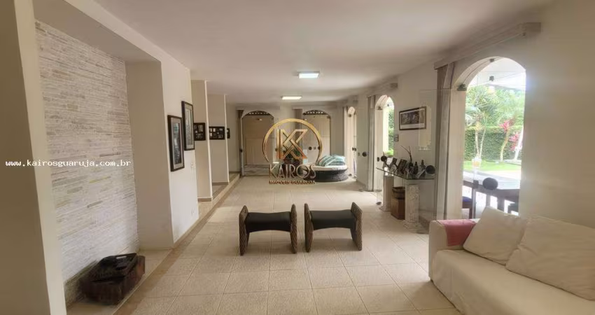 Casa para Venda em Guarujá, ENSEADA, 4 dormitórios, 4 suítes, 5 banheiros, 4 vagas
