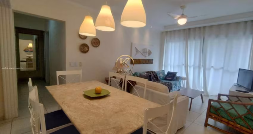 Apartamento para Locação em Guarujá, Loteamento João Batista Julião, 3 dormitórios, 2 banheiros, 1 vaga