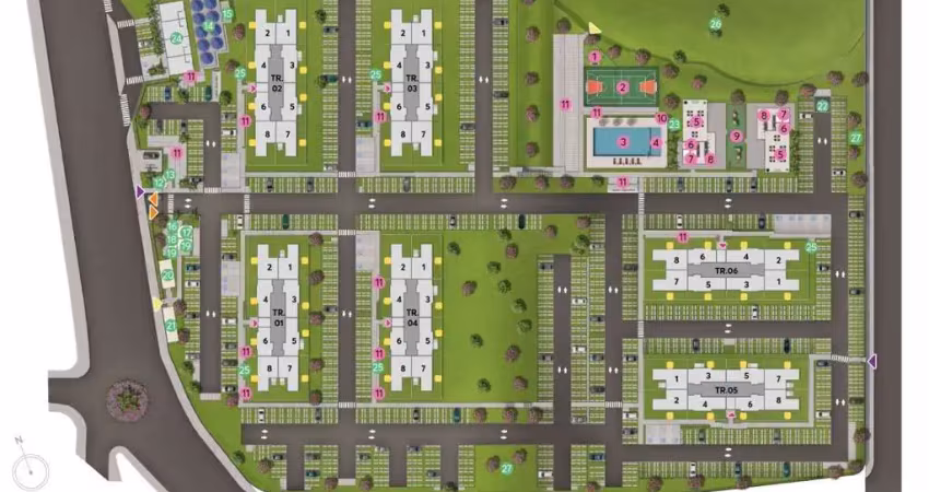 Apartamento com 1 quarto à venda na Rua Manoel Bandeira, Jardim Limoeiro, Serra