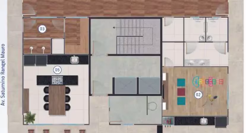 Apartamento com 3 quartos à venda na Avenida Saturnino Rangel Mauro, Praia de Itaparica, Vila Velha
