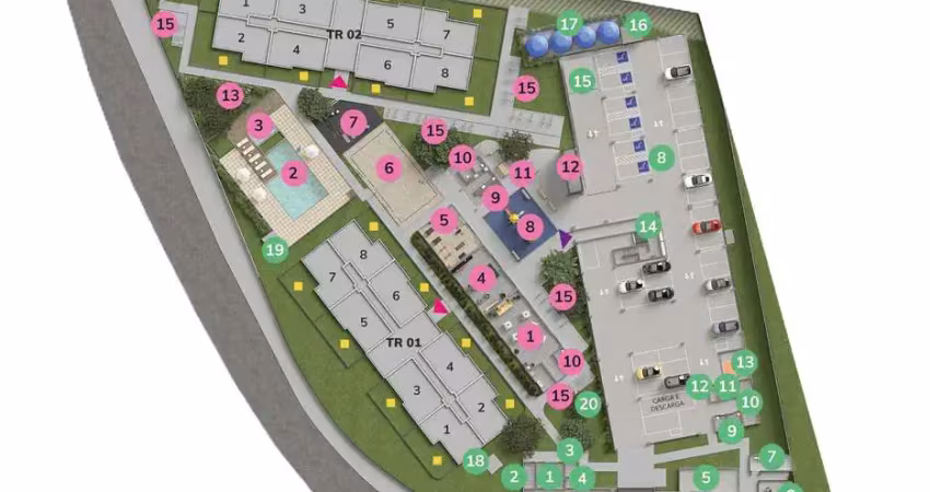 Apartamento com 1 quarto à venda na Avenida Anchieta, Morada de Laranjeiras, Serra